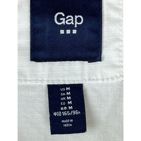 VTG Coastal Fisherman GAP White Short Trench Summer Jacket, Women's Medium - Picture 8 of 8